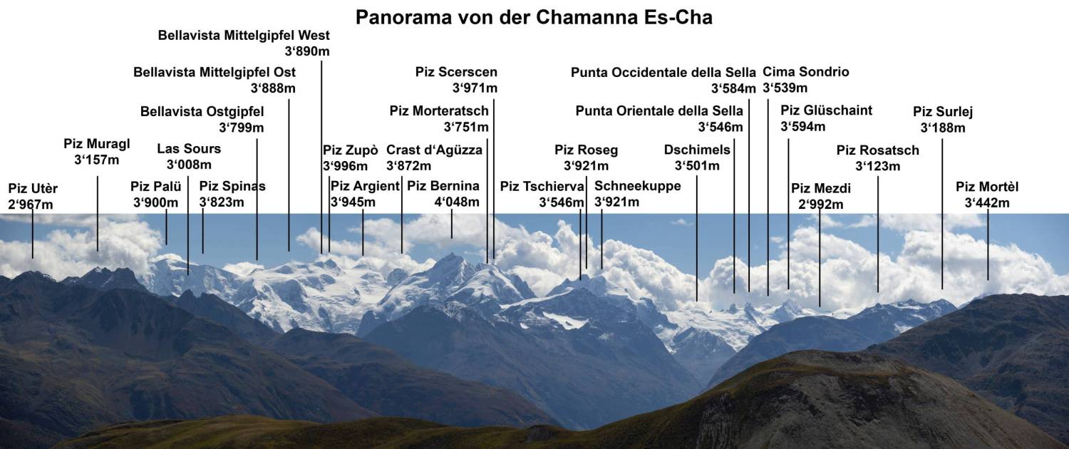 Panorama Berninagruppe