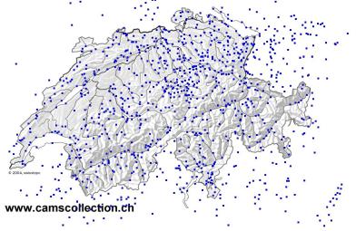Camscollection Kartenansicht