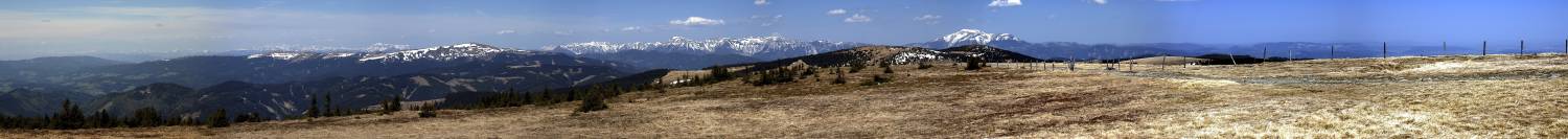 Panorama vom Hochwechsel