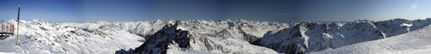 Panorama von der Schwarzen Schneid