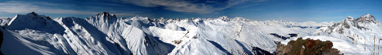 Panorama der Glarner Alpen