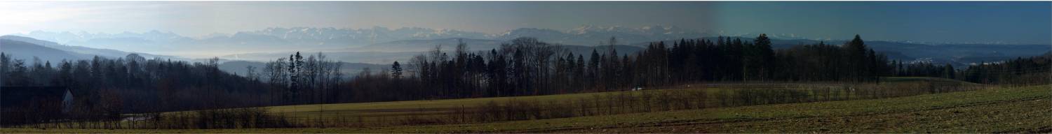 Panorama von der Baldegg