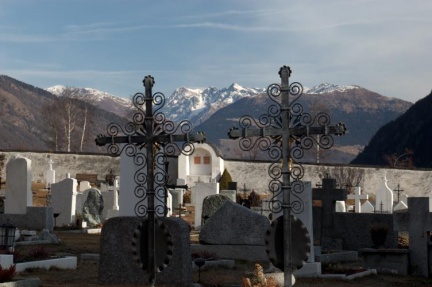 Friedhof des Klosters in Müstair