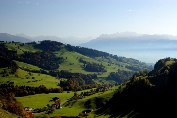 Goldinger Tal und Glarner Alpen