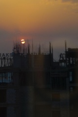 Sonnenaufgang in Pune