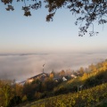 Winterthur unter Nebel