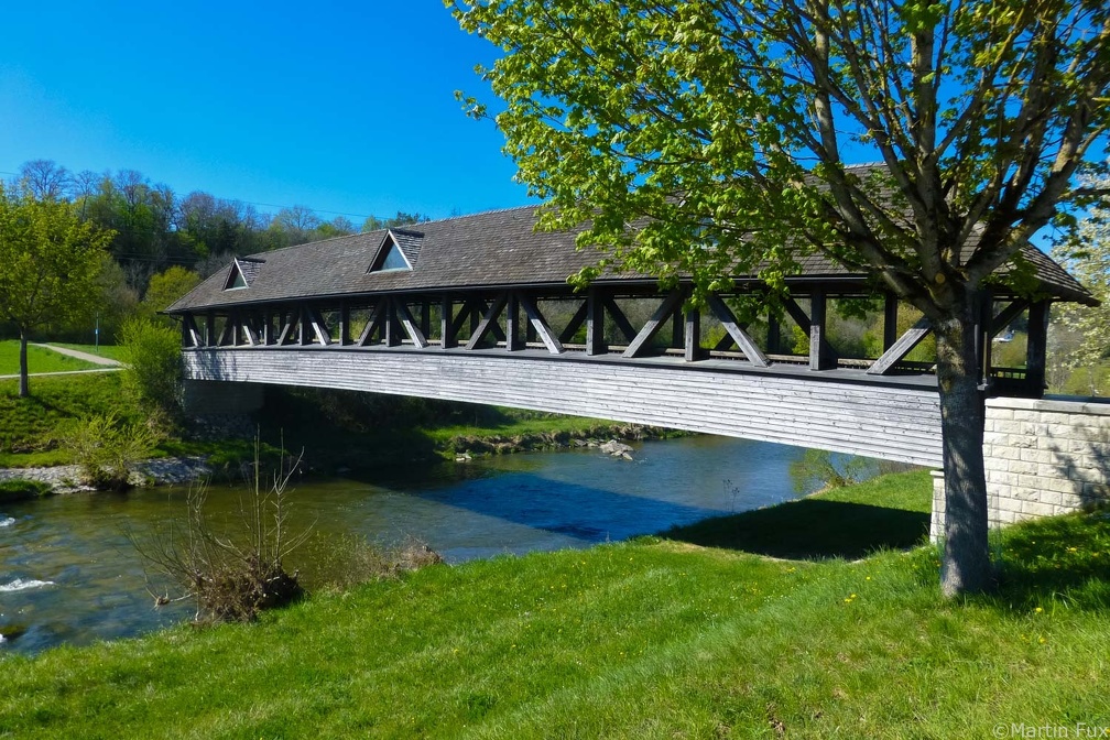 Holzbrücke über die Wutach