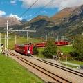 Zug der Berninabahn