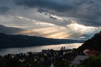 Abendstimmung mit Regen